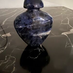 Perfume Bottle Granite or Marble 2.5”x1.75” Great for Essential Oils Elegant